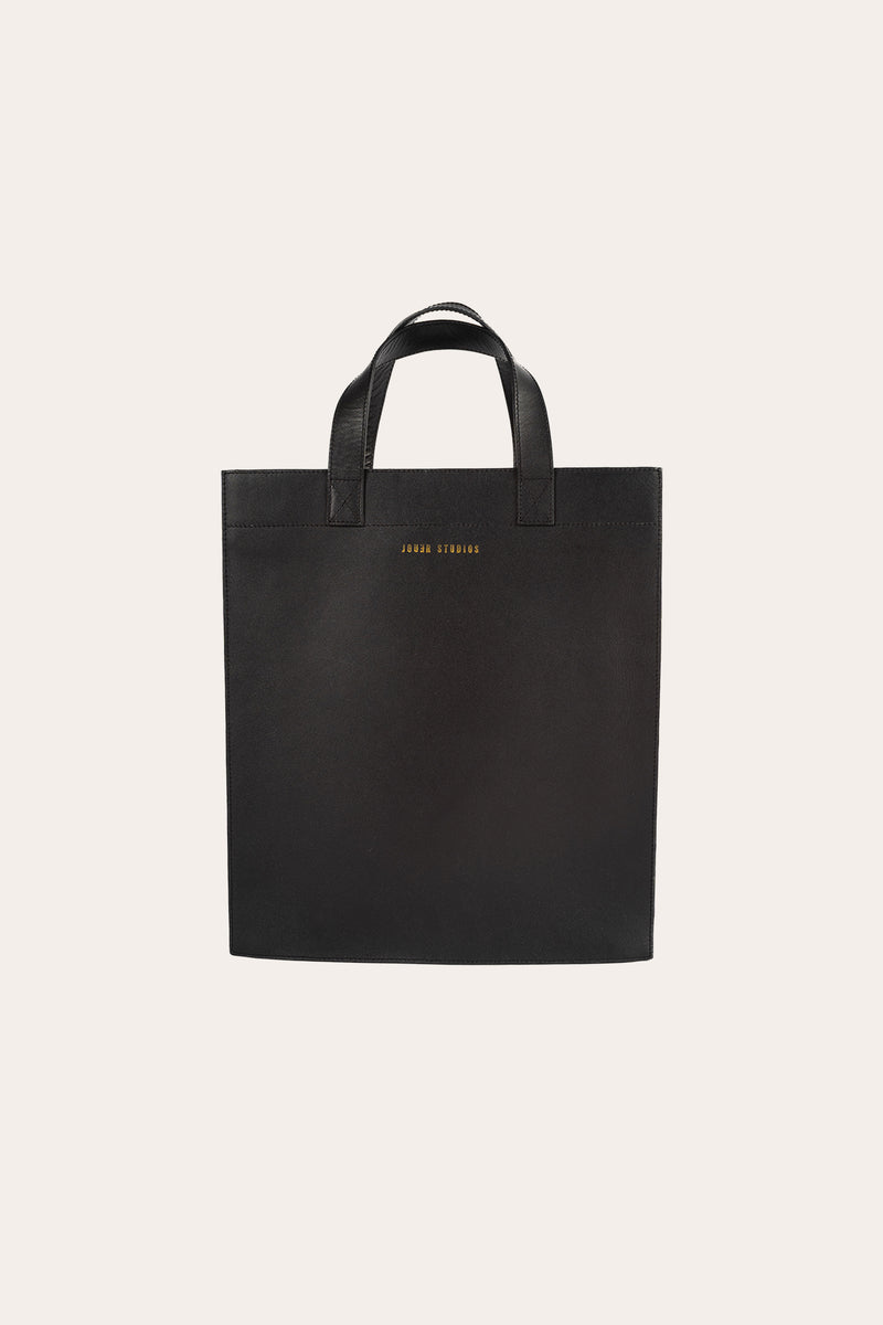 Leather Tote Black – jouerstudios