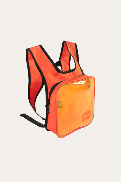 Orange Transparent Chest Bag